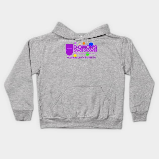 D-Qwon's Dance Grooves Kids Hoodie by PopCultureShirts